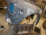 Block sanded existing finish & filler