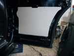 Restored 1941 Buick trunk compartment