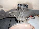 Front suspension as received