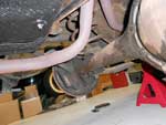 Rear suspension as received