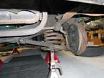 Front suspension as received