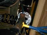 Restored rear suspension right side (typical)