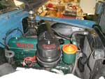 Restored air cleaner installed on a centered engine