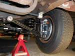Restored left front suspension (typical)