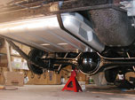 New gas tank and springs; cleaned and painted chassis
